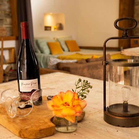 L'Idyllique - Studio Prive Sous Maison Saint-Didier-sur-Beaujeu エクステリア 写真