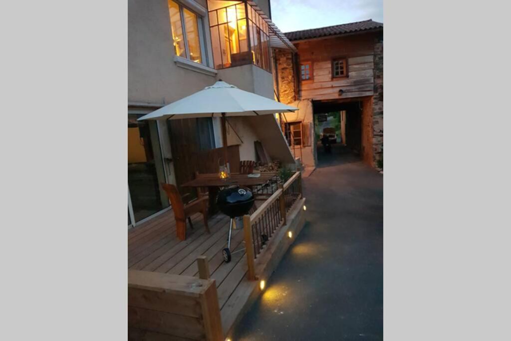 L'Idyllique - Studio Prive Sous Maison Saint-Didier-sur-Beaujeu エクステリア 写真